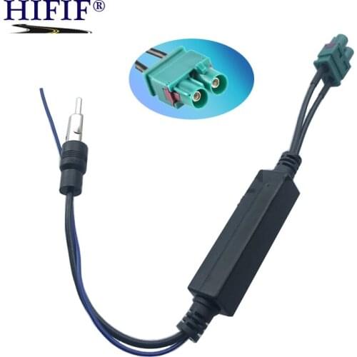 Radio Audio Cable Adaptor Antenna Audio Cable Male Double Fakra - Din Male Aerial For Audi/VW/Volkswagen Car