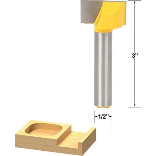 1/2 inch knife handle, table milling at the end of woodworking knife cutter