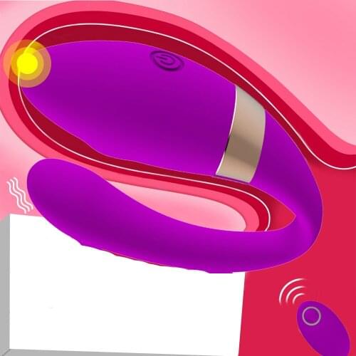 Silicone U Type Vibrator 8 Speeds Wireless Remote Control G-spot Massage Adult Game Sex Toys for Couple Women Sex Product