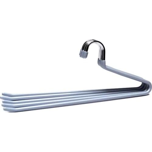 10pcs/lot Antiskid stainless steel hangers for clothes rack metal hangers scarf towel rack