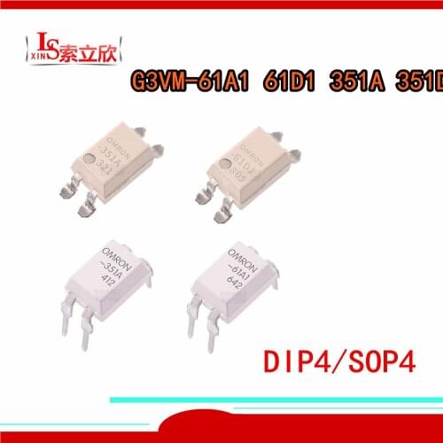 20PCS 100%New G3VM-61A1 G3VM-61D1 G3VM-351A G3VM-351D 61A1 61D1 351A 351D DIP4/SOP4 Solid state relay optical coupling