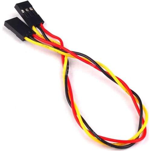 5pcs/Lot 3 Pin 3P F/F Jumper Wire 200mm Female To Female Dupont Cable Volume For Raspberry Pi B+ Common Sensor Module DIY RC Toy