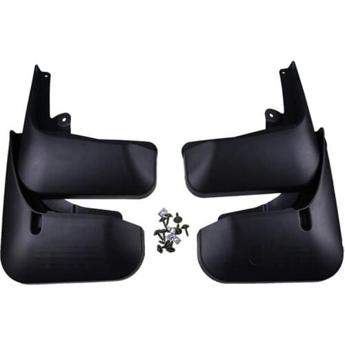 Car fender fit FOR 2016 2017 AUDI Q7 4PCS MUDFLAPS MUD FLAP FLAPS SPLASH GUARD MUDGUARDS TPE 4 pcs / Set