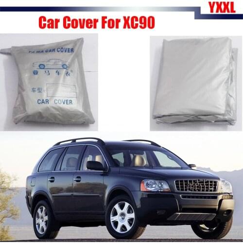 Cawanerl Car Cover Anti UV Rain Snow Sun Resistant Protector Cover Dustproof For Volvo XC90