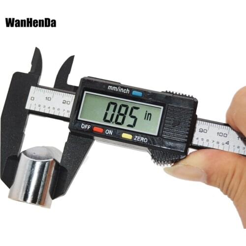 150mm Digital Vernier Caliper 150mm 6inch LCD Display Black Carbon Fiber Micrometer 0.01mm Digital Caliper Micrometro Paquimetro