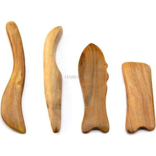 Wooden wooden massager scrapping plate incense wood water ebony sandalwood detoxification scrapping suit
