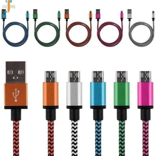 100pcs/lot Nylon Aluminium Fabric USB Type C Cable 1M 2M 3M Data Sync Fast Charging USB C Cable for Samsung S9 Xiaomi Mi9 Huawei