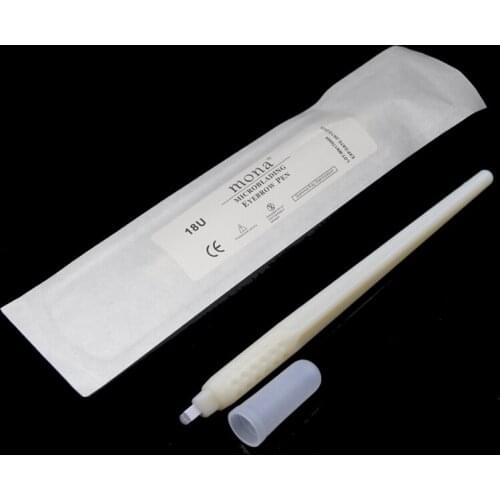 Quality eyebrow microblading disposable pen with 12/14/17/18U needle Blade Manual Microblade Needle Tool in Expiry date/Lot No