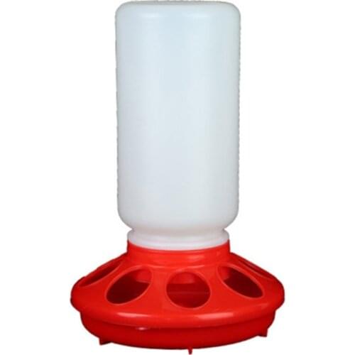 Chicken Feeder Bucket Poultry Hen Chick Drinker Waterer Food Feeder Water Dispenser for Farm Household Animal Feeding