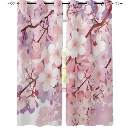 Beautiful Flowers Blackout Curtains For Living Room Bedroom Window Treatment Blinds Drapes Kitchen Curtains