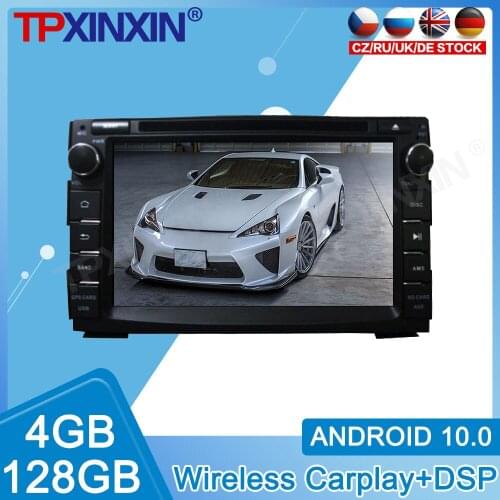 4+128GB Android 10.0 For KIA OLD Ceed Car IPS Touch Screen Radio Car Multimedia Player With DSP Carplay GPS Navigation System