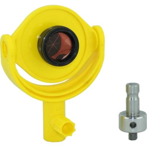 Tilting brackets with 25.4mm copper coated mini prism for total station M8