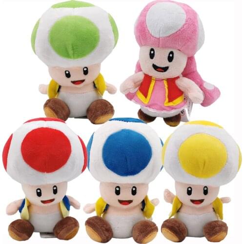New Mushroom 7" 18CM Plush Doll