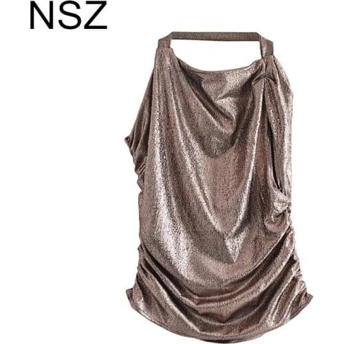 Блузки без рукавов NSZ China At AliExpress