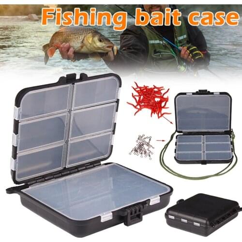 Plastic Fishing Box Bait Lures Hooks Storage Case Portable Accessories For Outdoor Fishing Accessories Peche A La Carpe