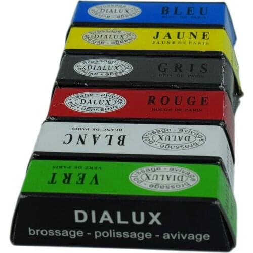 Free shipping 6pcs/set dialux polishing wax Jewelry polishing compound polishing wax