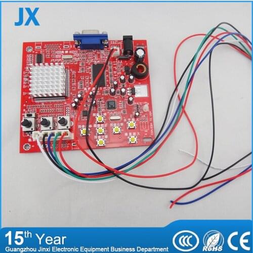 Professional VGA to CGA/CVBS/S-VIDEO Converter Arcade Game Video Converter Board for CRT LCD PDP Monitor High Definition red