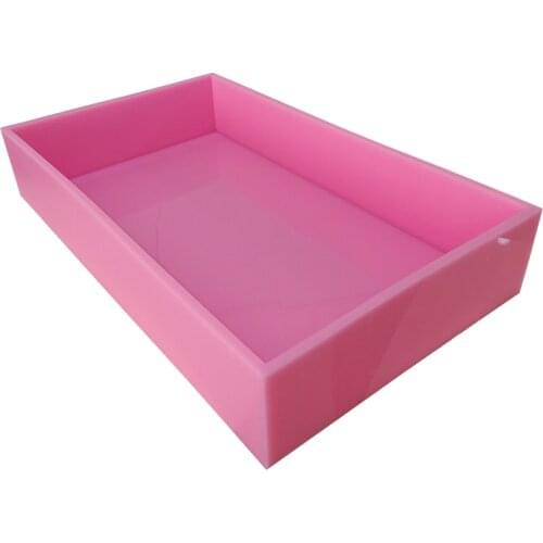 Size 48*28*8cm Silicone Soap Tray Silicone Slab Mould CP Soap Making Silicone Molds for Resin