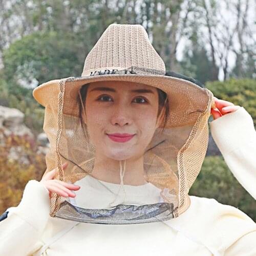 Anti Bee Hat Mesh Portable Supplies Durable Accessories 1PC Veil Thick Outdoor Protection Equipment Beekeeping Hat