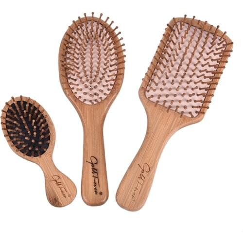 Paddle Brush Massage Wood Comb Antistatic Combanti-static Natural Wooden Massage Hairbrush Comb Scalp Health Care Paddle Brush
