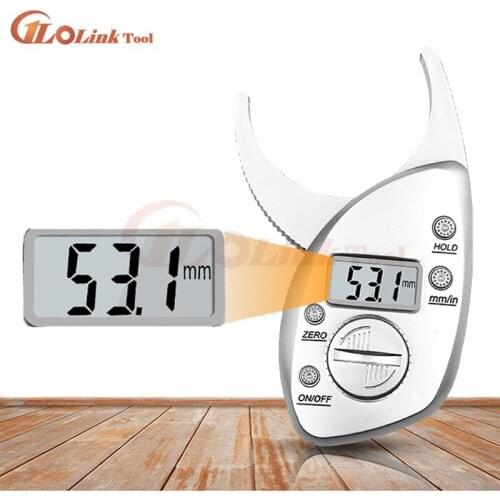 Body Fat Caliper Tester Scales Fitness Monitors Analyzer Digital Skinfold Slimming Measuring instruments Electronic Fat Measure