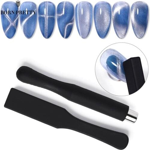 1 Pc Silicone Magnet Stick Strong Effect Magetic Board For 9D Magnetic UV Gel Polish 3D Line Strip Multi-function Nail Tools
