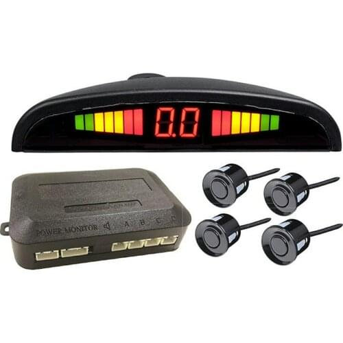 LED Crescent Parking Sensor Crescent Digital Buzzer Parking Sensor Radar Display Monitored Detection System