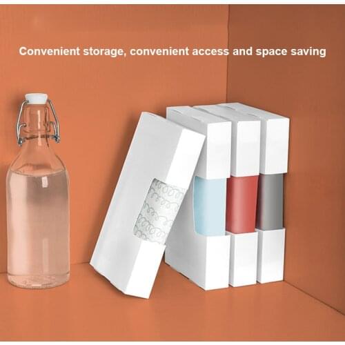 Japanese-style Home Drawer Kitchen Garbage Bag Storage Rack Foldable Bathroom Plastic Bag Shoe Cover Storage Box Organize Box