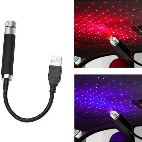 Star Projector Night Light, Adjustable Romantic Galaxy Flexible Interior Car Lights, Portable Night Lamp for Car