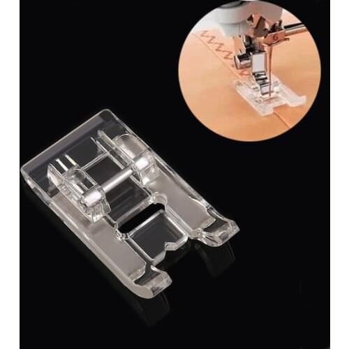 1pcs transparent plastic fashion pattern sewing machine presser foot Satin Embroidery presser foot