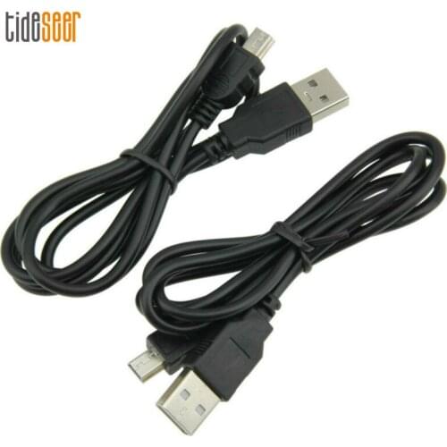 100pcs 1M USB Type-A to Mini 5Pin B Data Sync Cable Charging Charge Cord Line For GPS Camera MP3 MP4 MP5 PC