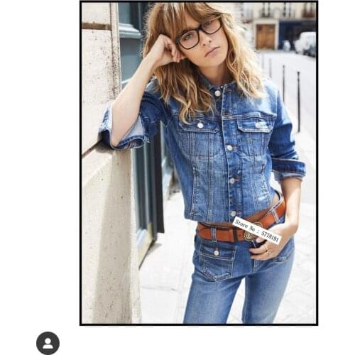 2021 Autumn Vintage Gold Metal Buckle Fashion Woman Belts Woman Brown Leather slash