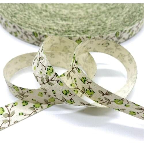 5Yards 15mm Cotton Ribbon Black and white pattern Printed Cotton Ribbons For Wedding Christmas Decoration DIY Sewing Fabric #02