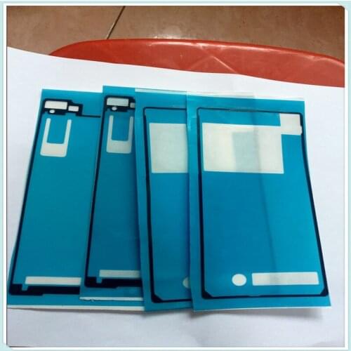 50 Sets/100pcs Front+Back Adhesive Glue Sticker For Sony Xperia Z2 D6502 D6503 D6543 LCD Housing Frame Plate Back Battery Cover