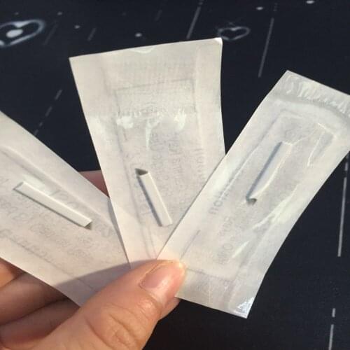 500 Pcs New Arrival 0.18mm Microblading Blades Laminas Tebori 11 flex Needles for Tattoo Permanent Makeup Manaual Pen