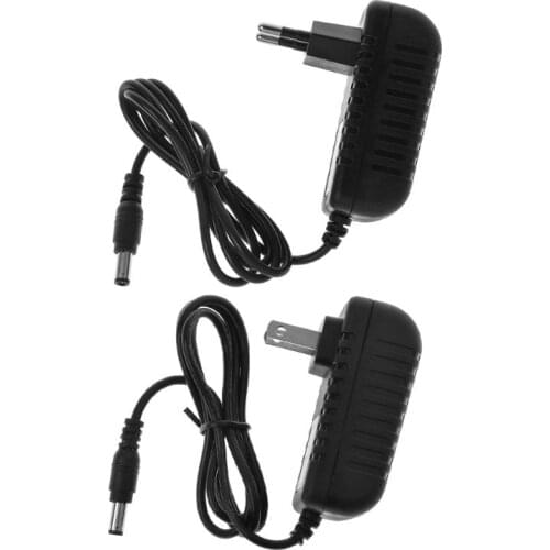 Power Supply Adapter Wall Charger Transformer AC DC 15V 1A 5.5x2.5mm Converter Negative Center Polarity US EU Plug E56B