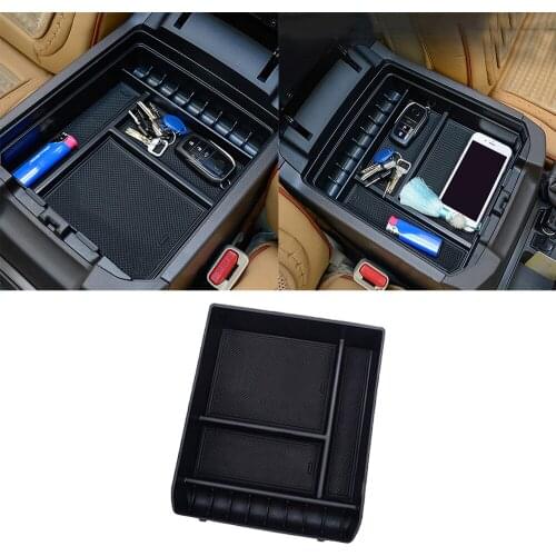 Car Central Armrest Console Storage Box For Toyota Land Cruiser Prado 120 FJ120 Interior Accessories Storage Boxes