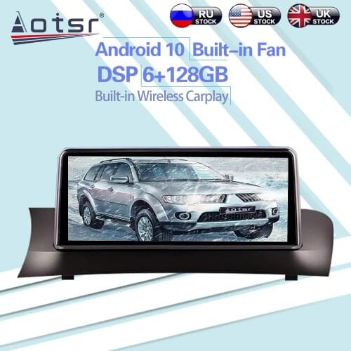6+128GB For BMW X3 10.25 Inch Android 10 Tesla Car Radio Wireless Carplay GPS Navigation DSP Car Multimedia Player