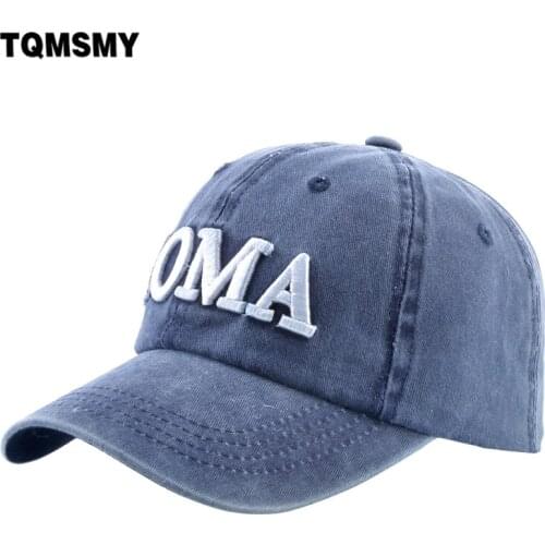 TQMSMY Embroidery Letter Baseball Cap Men Women Outdoor Casual Sport Snapback Hats With ROMA Solid Color Trucker Bones TME188