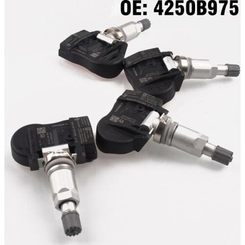 4PCS Car Tire Pressure Monitor Sensor TPMS 4250B975 For Mitsubishi Outlander Lancer I-Miev Mirage 2013-2017