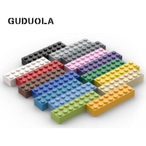 Guduola Building Block Parts 3007 Brick 2x8 Small Particle MOC Build Assembly block Toys Foundation brick high brick 10pcs/lot