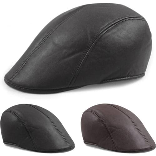 Hirigin Men's Leather Hats