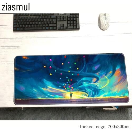 Human Artistic padmouse large accessory 700x300x2mm mouse pad gaming enterprise High quality mats keyboard mouse mat gamer