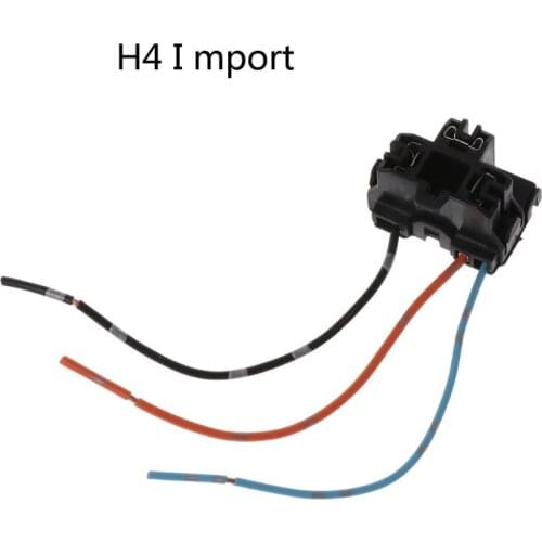 Import H4 Car Halogen Bulb Socket Power Adapter Plug Connector Wiring Harness High Quality