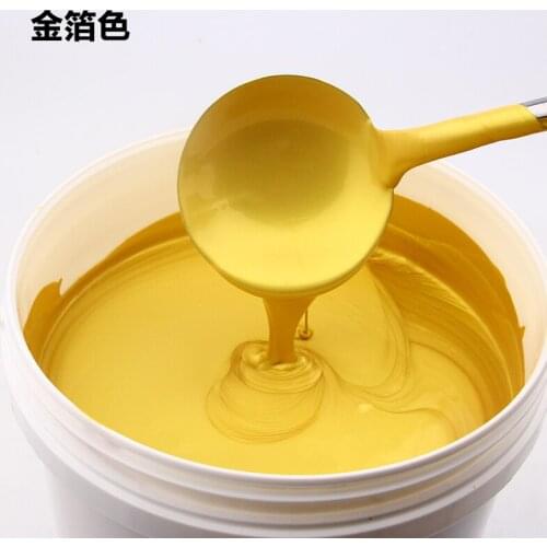 1kg Gold Paint Water-based bronzing paint, for wood, gold statue, furniture gold paint, safe, non-toxic gold foil paint