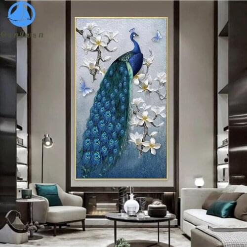 Hot selling home art, animal peacock, flower