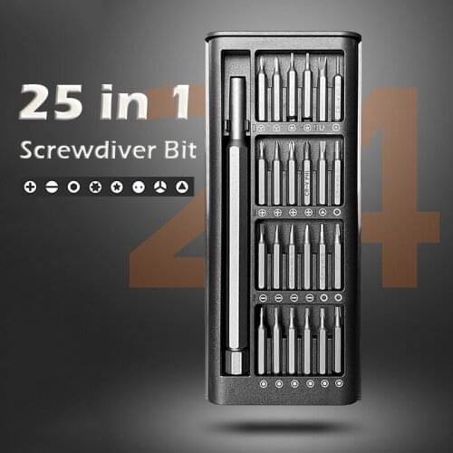 24 in 1 Screwdriver Set Magnetic Bits DIY Dismountable Screw Driver Kit Mini Hand Tool For Smart Home Camera PC Phone Repair