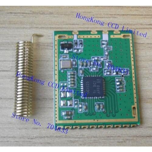 CC1125 433Mhz remote industrial wireless transmission modules CC1125-TR-4S through narrow-band wireless module active crystal