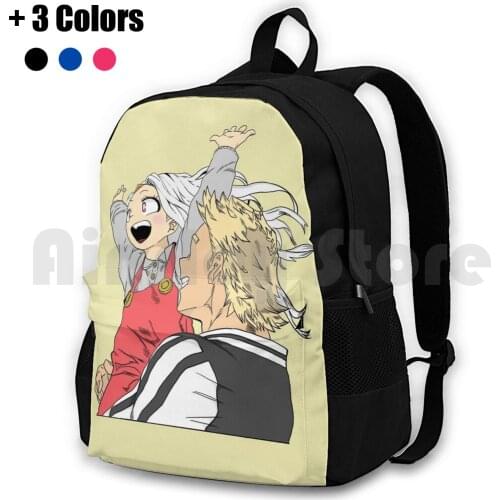 Eri And Mirio Outdoor Hiking Backpack Riding Climbing Sports Bag Eri Mirio Deku Bakugo Boku No Hero Academia Anime