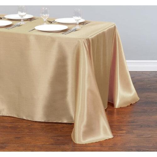 1pcs White Wedding Tablecloth Table Cover Rectangle for Christmas New Year Party Home Textile 228x339cm Stain Fabric